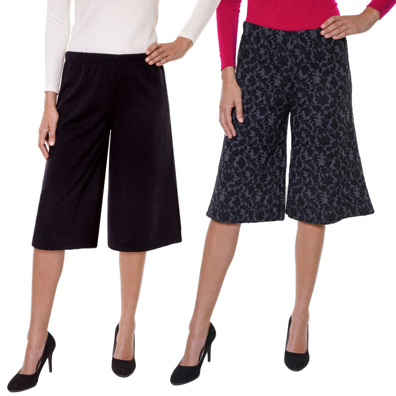 Jupe-culotte extensible - les 2