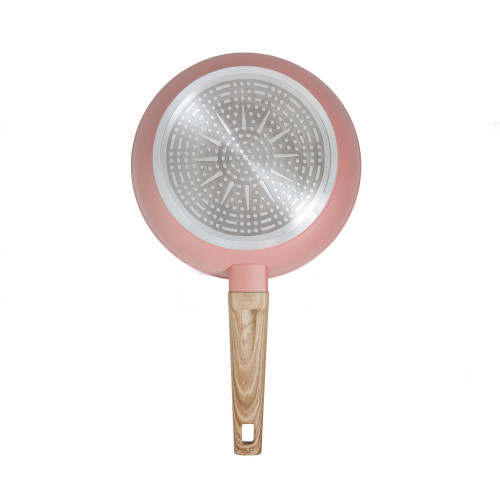 Poêles céramique rose - les 3