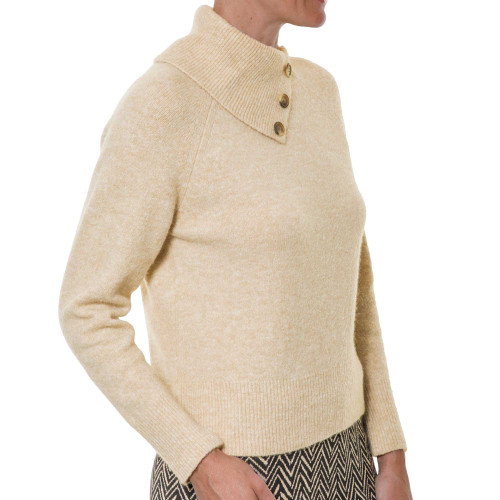 Pull col asymétrique