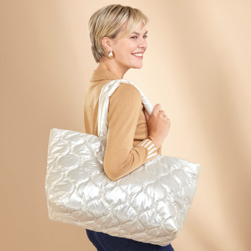 Sac cabas matelassé