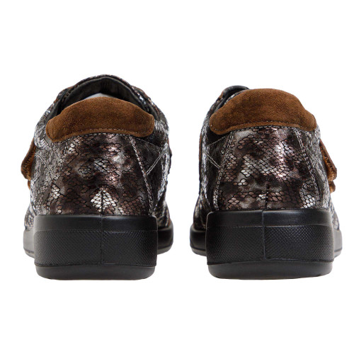 Chaussures scratch cuir irisé