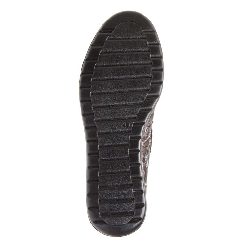 Chaussures scratch cuir irisé