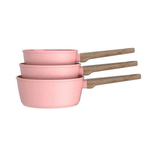Casseroles céramique rose