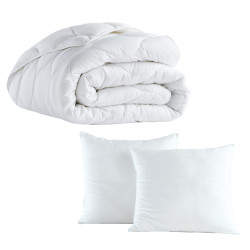 Couette et 2 oreillers