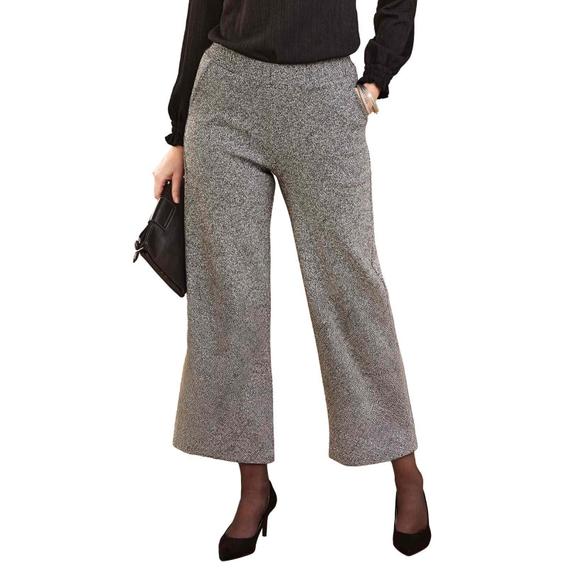 Pantalon maille caviar