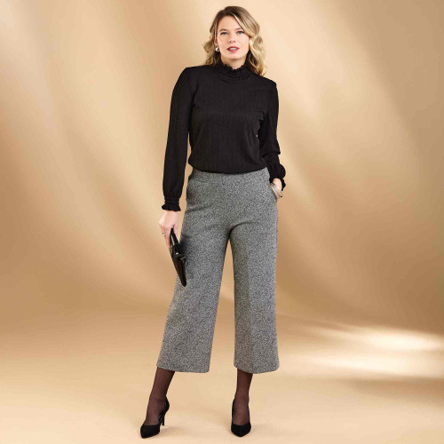 Pantalon maille caviar