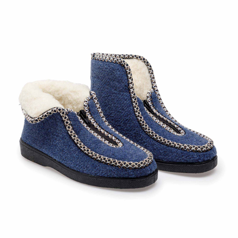 Chaussons-bottillons laine