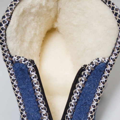Chaussons-bottillons laine