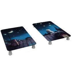 Protège-plaques sous les étoiles