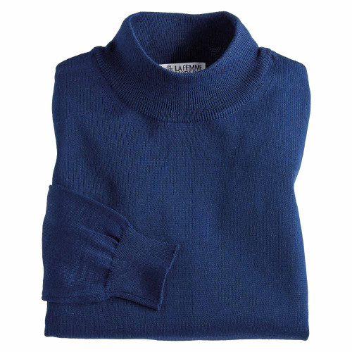 Pull mérinos col montant - les 2