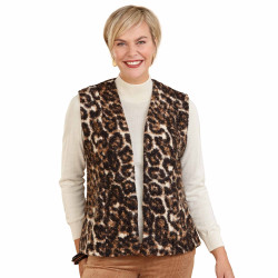 Gilet sans manches Léopard