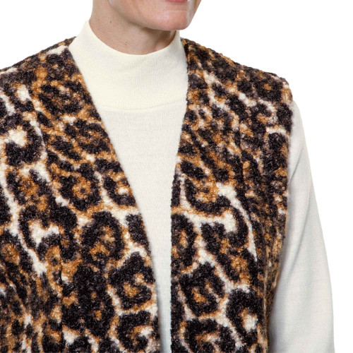 Gilet sans manches Léopard
