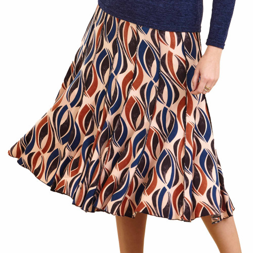 Jupe à panneaux Volutes