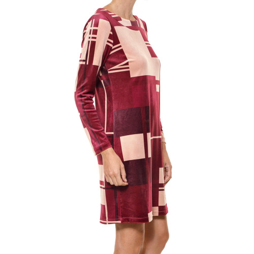 Robe velours Quadrille