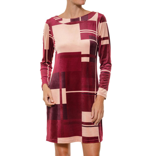 Robe velours Quadrille