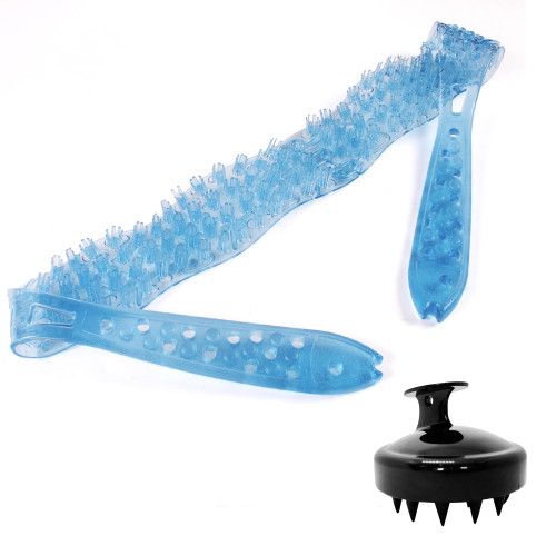 Sangle lave-dos exfoliante + brosse