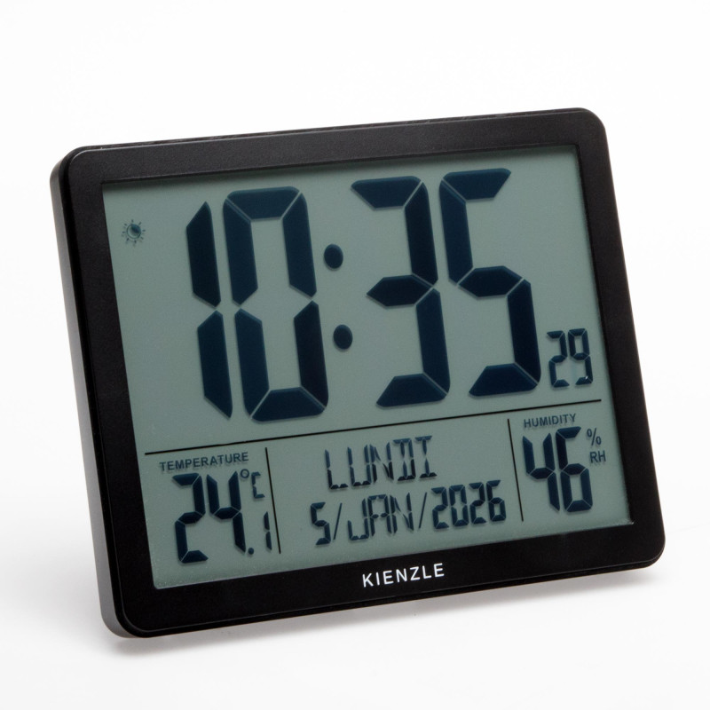 Réveil radiopiloté grands chiffres