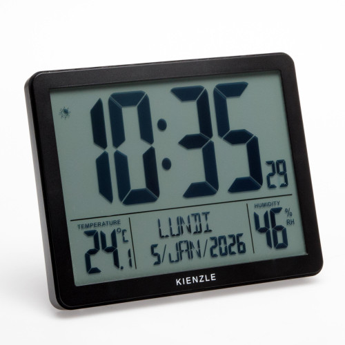 Réveil radiopiloté grands chiffres