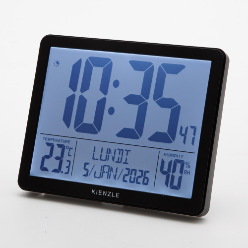 Réveil radiopiloté grands chiffres