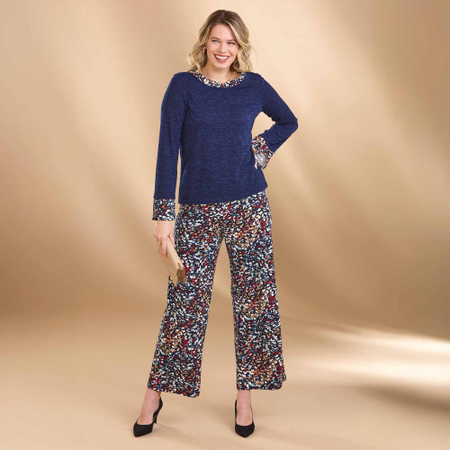Pantalon extensible Millefiori