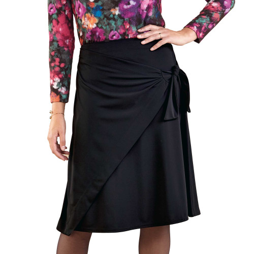 Jupe «portefeuille» asymétrique