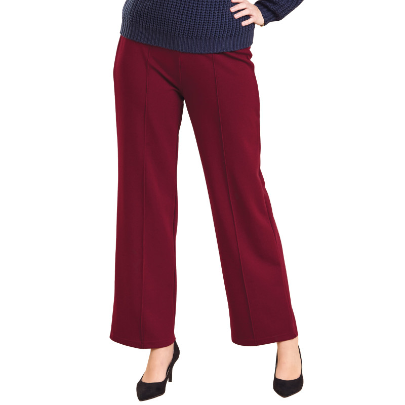 Pantalon crêpe extensible