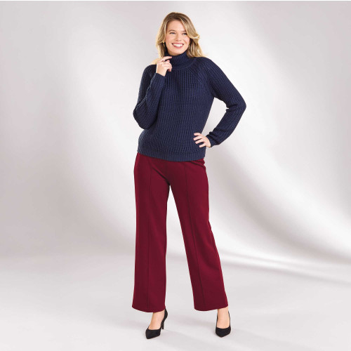 Pantalon crêpe extensible