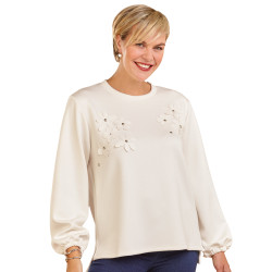 Pull Fleur de coton