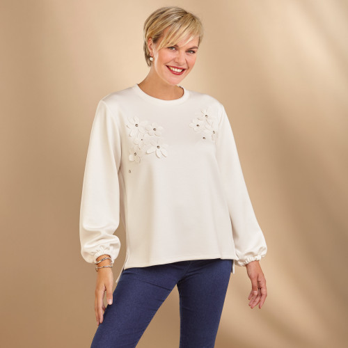 Pull Fleur de coton