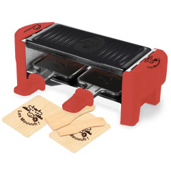 Raclette-gril duo
