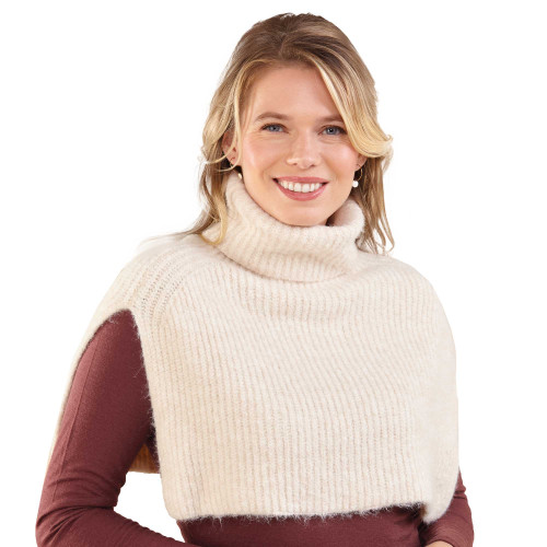 Cache-épaules à col roulé