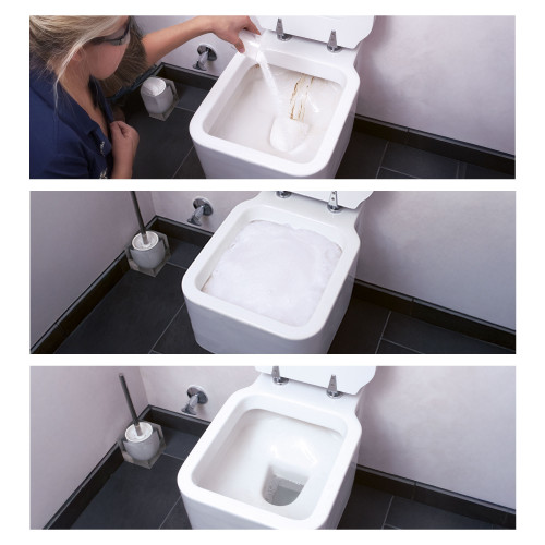 Poudre mousse WC super active