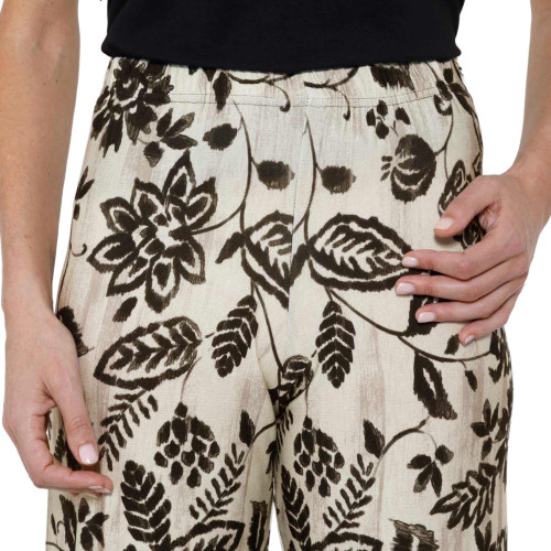 Pantalon extensible Flowers