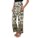 Pantalon extensible Flowers