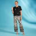 Pantalon extensible Flowers