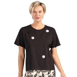 Tee-shirt à fleurs Bijou