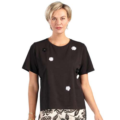 Tee-shirt à fleurs Bijou