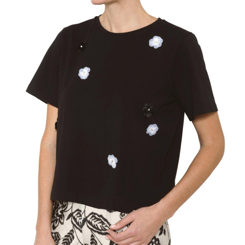 Tee-shirt à fleurs Bijou