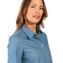 Chemisier chambray strass