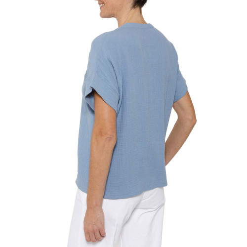 Chemisier gaze de coton