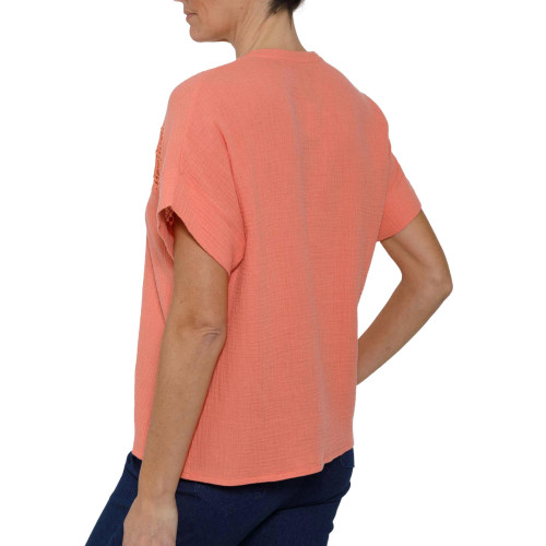 Chemisier gaze de coton