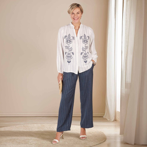 Pantalon fluide amincissant