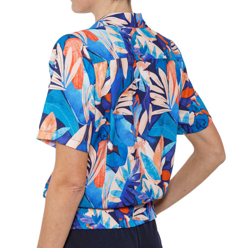 Chemisier blousant fleuri