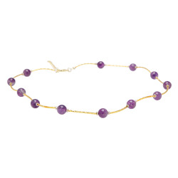 Collier perles de cristal