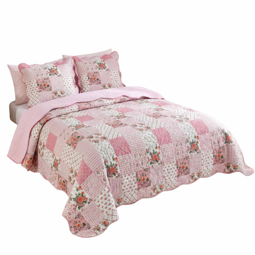 Couvre-lit Rose Alba