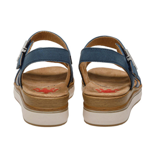 Sandales bride scratch Saphir