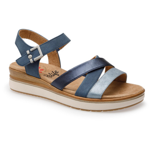 Sandales bride scratch Saphir