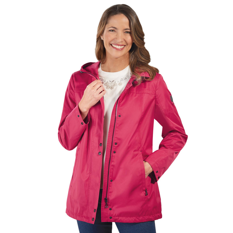 Parka imperméable Fuchsia