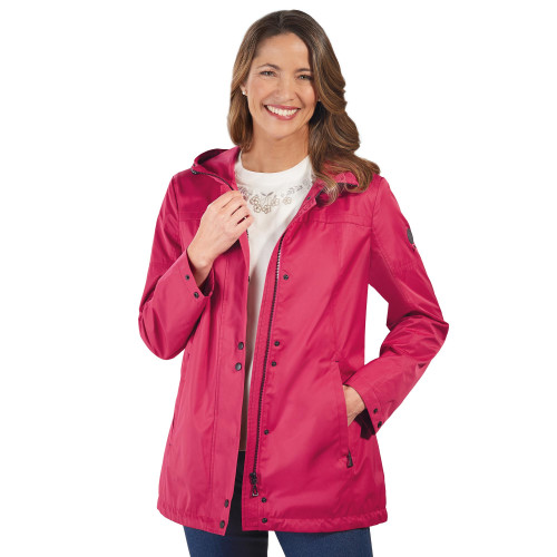 Parka imperméable Fuchsia