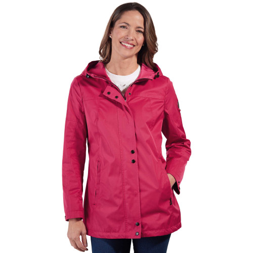 Parka imperméable Fuchsia
